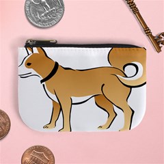 Dog Brown Pet Animal Tail Eskimo Mini Coin Purses by Nexatart