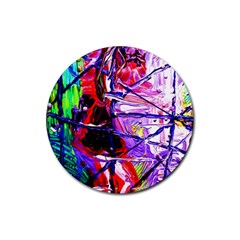 Depression 2 Rubber Coaster (round)  by bestdesignintheworld