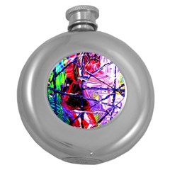 Depression 2 Round Hip Flask (5 Oz) by bestdesignintheworld