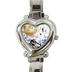 June Gloom 3 Heart Italian Charm Watch by bestdesignintheworld