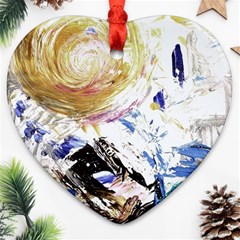 June Gloom 3 Heart Ornament (two Sides) by bestdesignintheworld