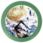 June Gloom 3 Color Wall Clocks Front