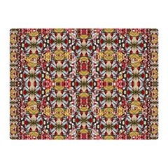 Rose Buds And Floral Decorative Double Sided Flano Blanket (mini)  by pepitasart