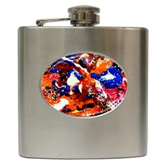 Smashed Butterfly 1 Hip Flask (6 Oz) by bestdesignintheworld