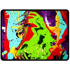 Untitled Island 3 Fleece Blanket (large) 