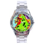 Untitled Island 3 Stainless Steel Analogue Watch Front