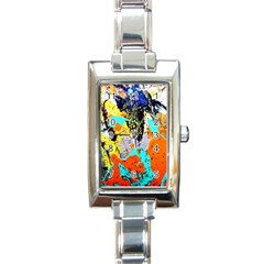 Fragrance Of Kenia 2 Rectangle Italian Charm Watch