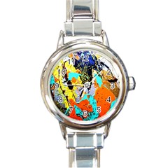 Fragrance Of Kenia 2 Round Italian Charm Watch by bestdesignintheworld