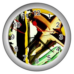 Grave Yard 2 Wall Clocks (Silver) 