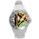 Grave Yard 2 Round Plastic Sport Watch (L) Front