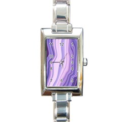 Marbled Ultra Violet Rectangle Italian Charm Watch by NouveauDesign