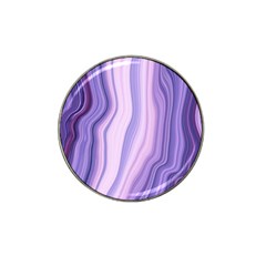 Marbled Ultra Violet Hat Clip Ball Marker (4 Pack) by NouveauDesign