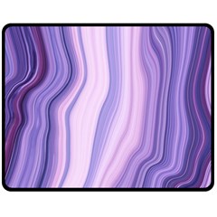 Marbled Ultra Violet Fleece Blanket (medium)  by NouveauDesign