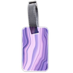 Marbled Ultra Violet Luggage Tags (two Sides) by NouveauDesign