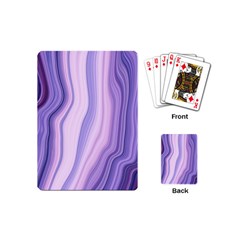 Marbled Ultra Violet Playing Cards (mini)  by NouveauDesign