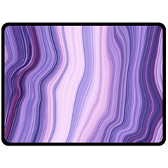 Marbled Ultra Violet Double Sided Fleece Blanket (large)  by NouveauDesign