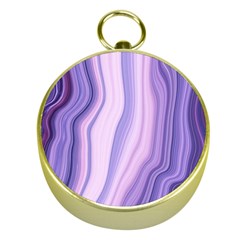 Marbled Ultra Violet Gold Compasses by NouveauDesign