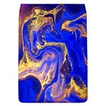 blue gold marbled Flap Covers (L)  Front