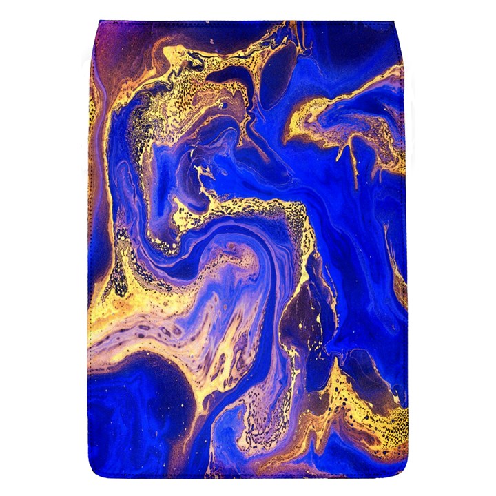 blue gold marbled Flap Covers (L) 