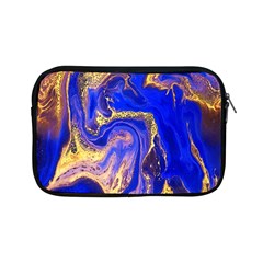 Blue Gold Marbled Apple Ipad Mini Zipper Cases by NouveauDesign