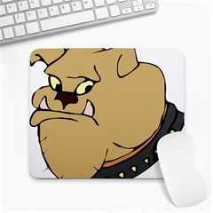 Bulldog Dog Head Canine Pet Large Mousepads by Nexatart