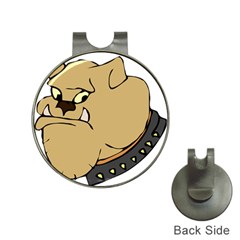 Bulldog Dog Head Canine Pet Hat Clips With Golf Markers by Nexatart