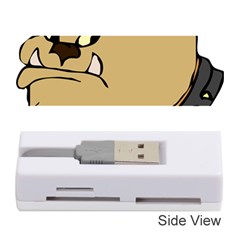 Bulldog Dog Head Canine Pet Memory Card Reader (stick)  by Nexatart