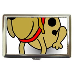 Dog Brown Spots Black Cartoon Cigarette Money Cases by Nexatart