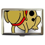 Dog Brown Spots Black Cartoon Cigarette Money Cases Front