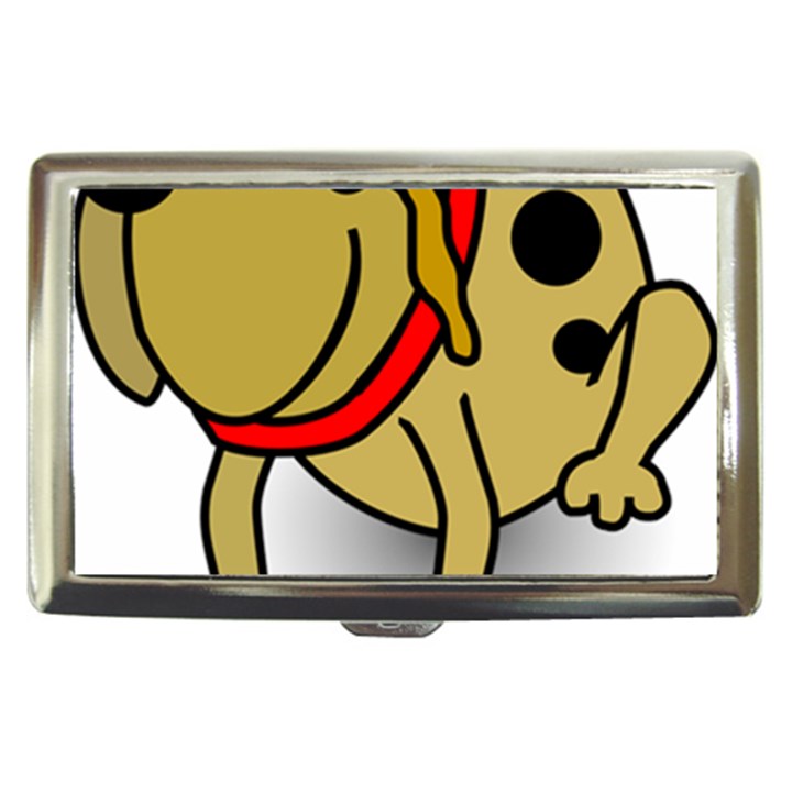 Dog Brown Spots Black Cartoon Cigarette Money Cases