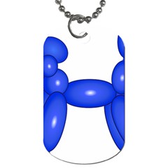 Poodle Dog Balloon Animal Clown Dog Tag (one Side) by Nexatart