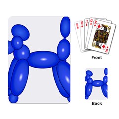 Poodle Dog Balloon Animal Clown Playing Card