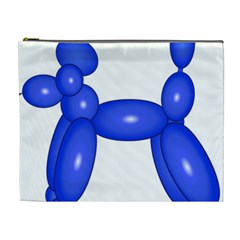 Poodle Dog Balloon Animal Clown Cosmetic Bag (xl) by Nexatart