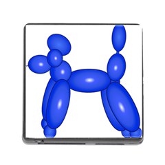 Poodle Dog Balloon Animal Clown Memory Card Reader (square) by Nexatart