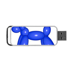 Poodle Dog Balloon Animal Clown Portable Usb Flash (one Side) by Nexatart