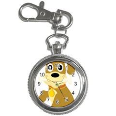 Dog Doggie Bone Dog Collar Cub Key Chain Watches by Nexatart