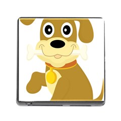 Dog Doggie Bone Dog Collar Cub Memory Card Reader (square) by Nexatart