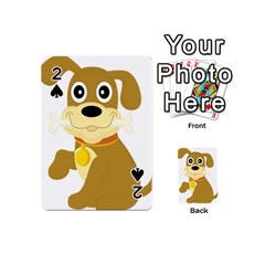 Dog Doggie Bone Dog Collar Cub Playing Cards 54 (mini)  by Nexatart