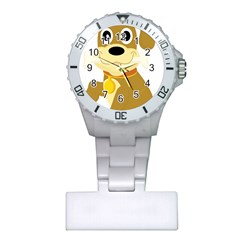 Dog Doggie Bone Dog Collar Cub Plastic Nurses Watch by Nexatart