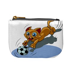 Cat Ball Play Funny Game Playing Mini Coin Purses by Nexatart