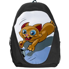 Cat Ball Play Funny Game Playing Backpack Bag by Nexatart