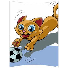 Cat Ball Play Funny Game Playing Back Support Cushion by Nexatart