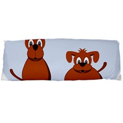 Animals Dogs Mutts Dog Pets Body Pillow Case Dakimakura (two Sides) by Nexatart