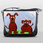 Animals Dogs Mutts Dog Pets Messenger Bags Front