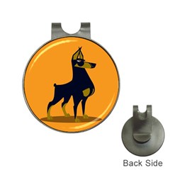 Illustration Silhouette Art Mammals Hat Clips With Golf Markers by Nexatart