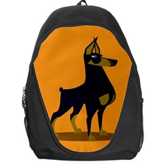 Illustration Silhouette Art Mammals Backpack Bag by Nexatart