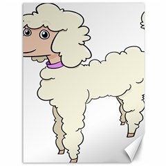 Poodle Dog Breed Cute Adorable Canvas 36  X 48   by Nexatart