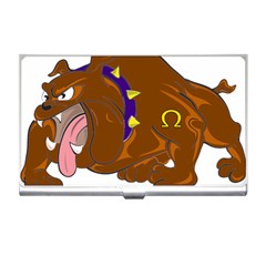 Bulldog Cartoon Angry Dog Business Card Holders by Nexatart