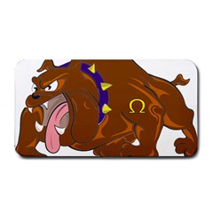 Bulldog Cartoon Angry Dog Medium Bar Mats by Nexatart