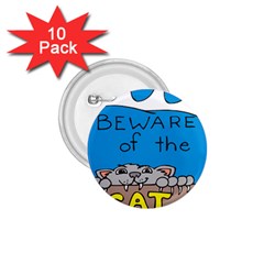 Cat Print Paw Pet Animal Claws 1 75  Buttons (10 Pack) by Nexatart